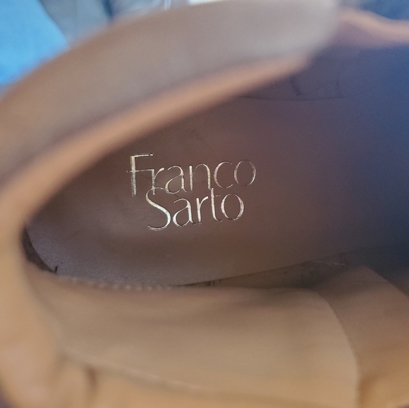 Franco Sarto Leather Ankle Boots Size 10m. - Picture 6 of 8